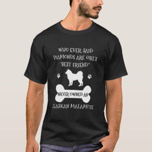 Camiseta Mejor amigo del perro Malamute de Alaskan