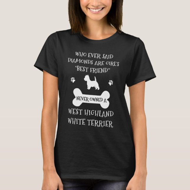 Camiseta Mejor Amigo del West Highland Terrier (Anverso)