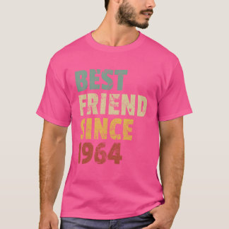 Camiseta Mejor Amigo desde 1964 Divertido lema de cumpleaño