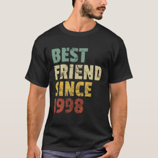Camiseta Mejor Amigo desde 1998 Graciosa Familia de Lemas d