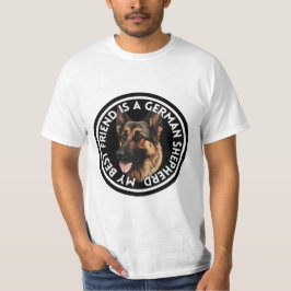 Camiseta Mejor Amigo German Shepherd