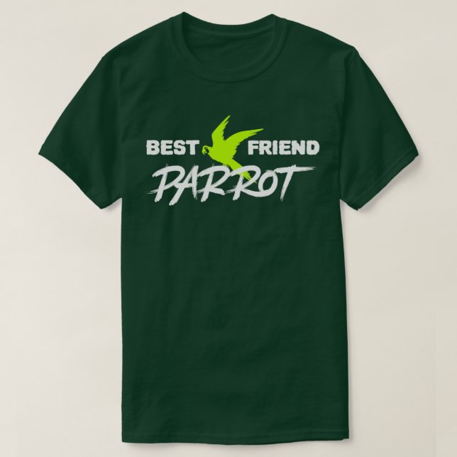 Camiseta Mejor amigo loro (Diseño del anverso)