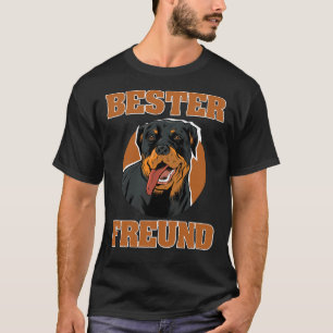 Camiseta Mejor amigo Mascota de Rottweiler Perro y Animal