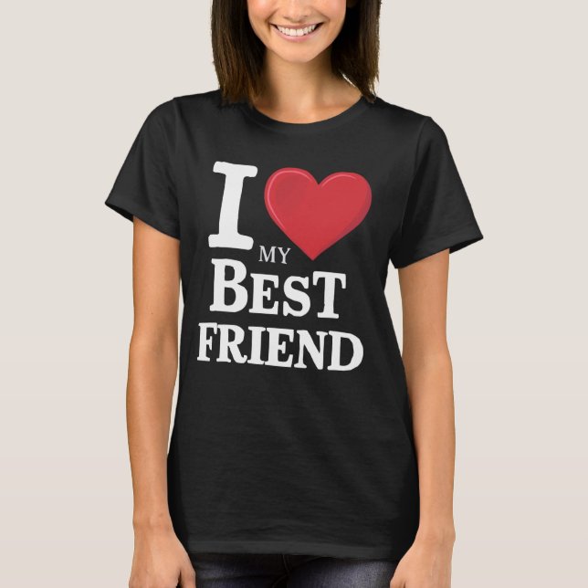 Camiseta Mejor Amigo para siempre Amistad Bestie BFF Squad  (Anverso)
