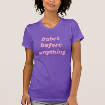 Mejor Amigo Purple & Pink Retro Bold Statement Tee