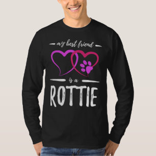 Camiseta Mejor Amigo Rottie Dog Rottweiler Dog Mom