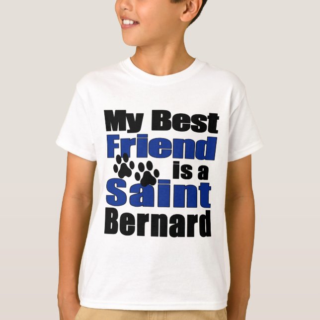 Camiseta Mejor Amigo Saint Bernard (Anverso)