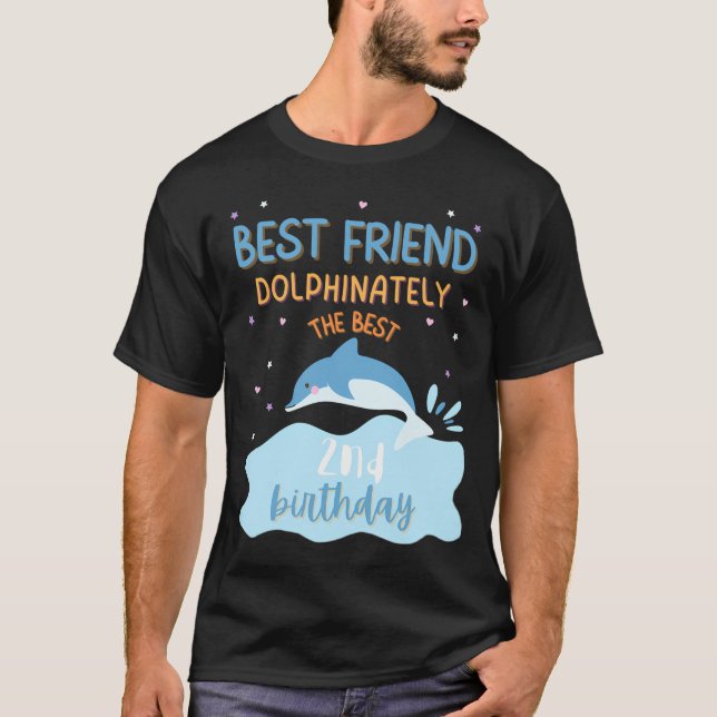Camiseta Mejor Amigo Segunda Familia Fiesta De Aniversario  (Anverso)