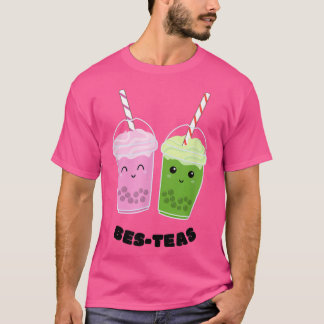 Camiseta Mejor amigos Bes-Teas Boba Tea Cute Bubble Kawaii