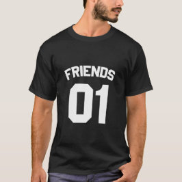 Camiseta Mejor Amigos Para 3 - Amigos 01