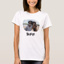 Camiseta Mejor Amigos para siempre BFF subir tu foto horizo