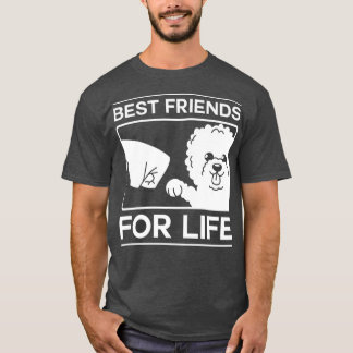 Camiseta Mejor Amigos Por La Vida Dueño De Perro De Bichon