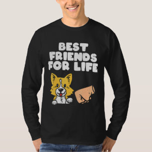 Camiseta Mejor Amigos Por La Vida Galés Corgi Dueño De Perr