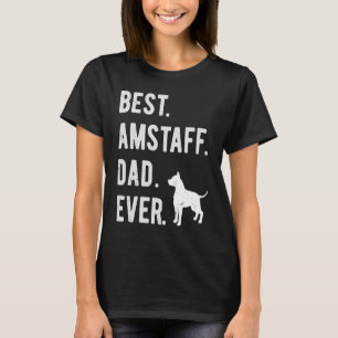 Camiseta Mejor Amstaff Dad Ever Amstaff Staffordshire Mens