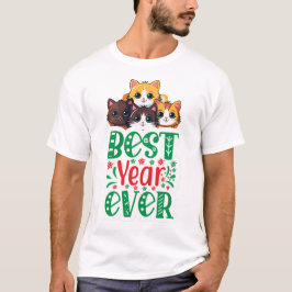 Camiseta Mejor año de gatos