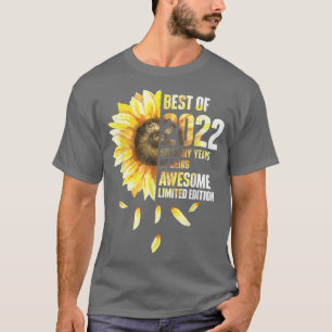 Camiseta Mejor Año De Nacimiento Del Sunflower 2022 