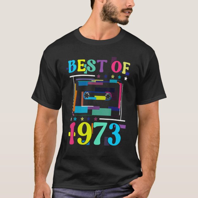 Camiseta Mejor Año De Nacimiento Retro Cassette Ta (Anverso)