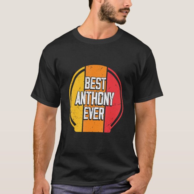 Camiseta Mejor Anthony Ever Funny Anthony Name (Anverso)