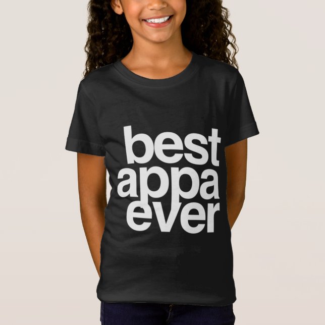 Camiseta Mejor Appa, Día del Padre Coreano, papá (Anverso)