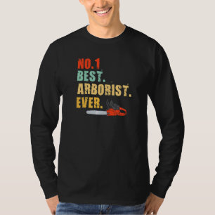 Camiseta Mejor Arborista del Árbol Chainsaw Lumberjack Mens