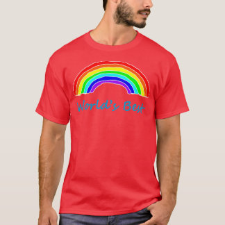 Camiseta Mejor Arcoiris del Mundo para el Día del Padre