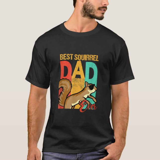 Camiseta Mejor Ardilla De Diablos De La Ever Squirrel Daddy (Anverso)
