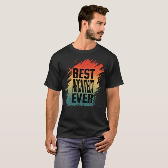 CAMISETA MEJOR ARQUITECTO DE TODOS LOS TIEMPOS (Anverso completo)