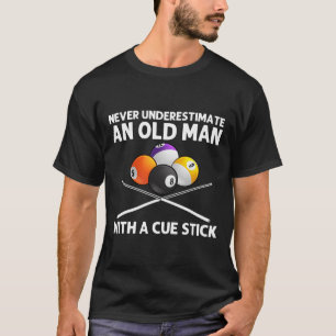 Camiseta Mejor Arte Billiard Para Hombres Abuelo Billiard L