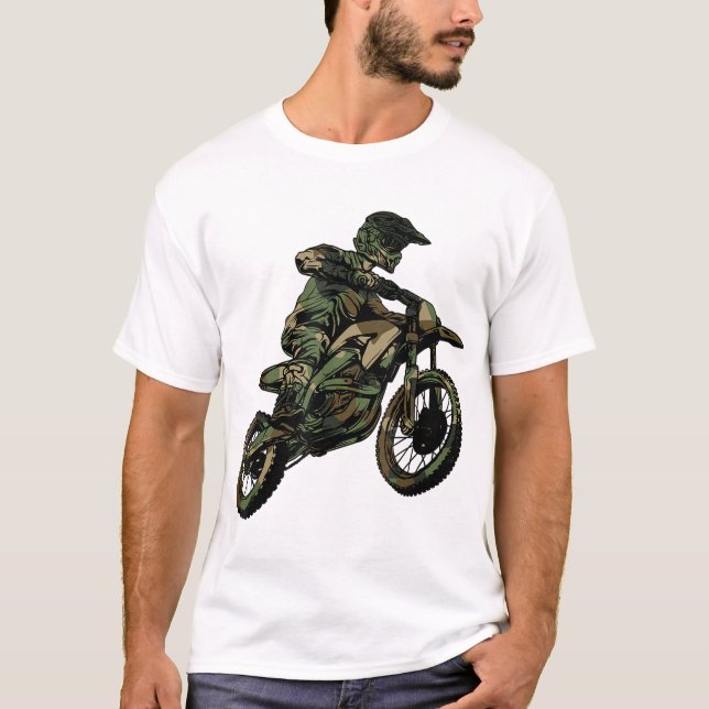 Camiseta Mejor Arte De Bicicleta Sucia Para Hombres Motocic (Anverso)