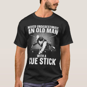 Camiseta Mejor Arte De Billar Para Hombres Abuelo Billiard