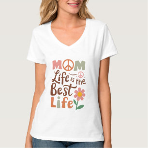 Camiseta Mejor arte de la vida de la mamá de la mente