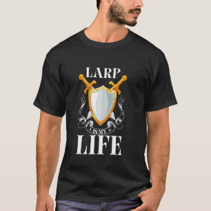 Camiseta Mejor Arte de Larping para Hombres Mujeres Niños J