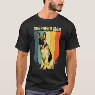 Camiseta Mejor arte de mamá pastor alemán mujeres dueña de