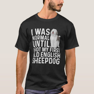 Camiseta Mejor arte de Old English Sheepdog para hombres y