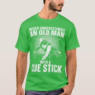 Camiseta Mejor arte de piscina para hombres abuelo jugador