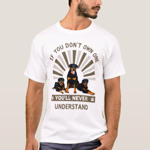 Camiseta Mejor Arte de Rottweiler para Hombres Mujeres Niño