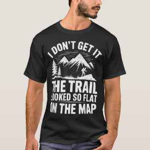 Camiseta Mejor arte de senderismo para equipo de excursión