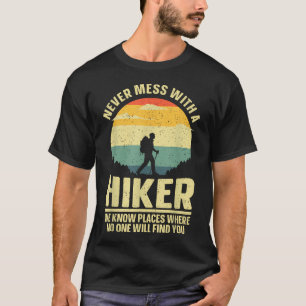Camiseta Mejor arte de senderismo para equipo de senderismo