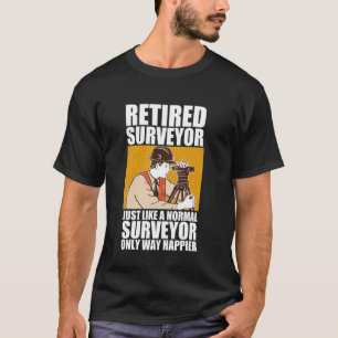 Camiseta Mejor Arte de Topógrafo Hombres Mujeres Ingeniería