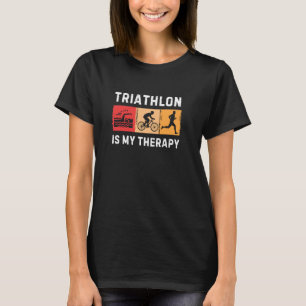 Camiseta Mejor Arte Triatlón Para Hombres Triatleta Deporte