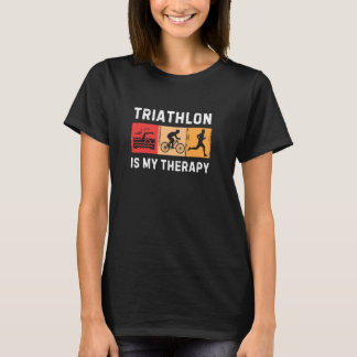 Camiseta Mejor Arte Triatlón Para Hombres Triatleta Deporte