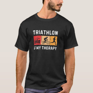 Camiseta Mejor Arte Triatlón Para Hombres Triatleta Deporte