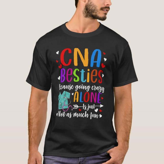 Camiseta Mejor Asistente de Enfermería certificado de CNA A (Anverso)