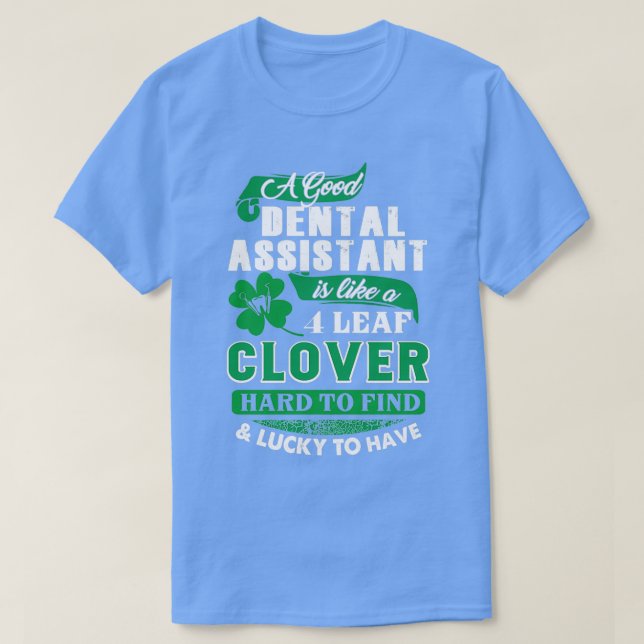 Camiseta Mejor Asistente Dental Difícil Encontrar Suerte Pa (Diseño del anverso)