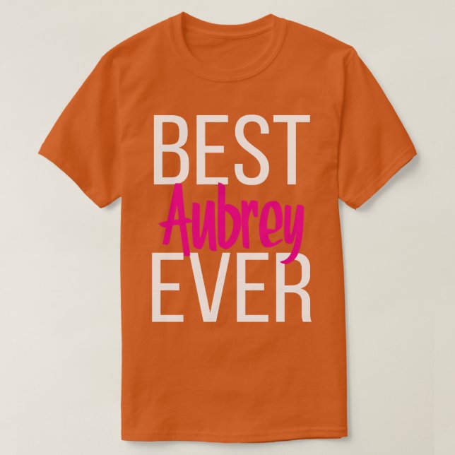 Camiseta Mejor Aubrey siempre 3 (Diseño del anverso)
