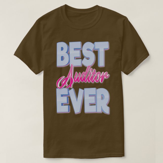 Camiseta Mejor Auditor De La Historia (Diseño del anverso)