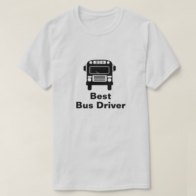 Camiseta Mejor Autobús Autobús Silhouette T-Shirt (Diseño del anverso)