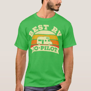 Camiseta Mejor Autopista de Caravana de Camping CoPiloto RV