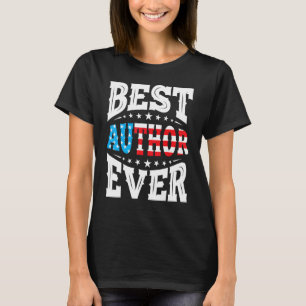 Camiseta Mejor Autor 4 De Julio Ee.Uu.