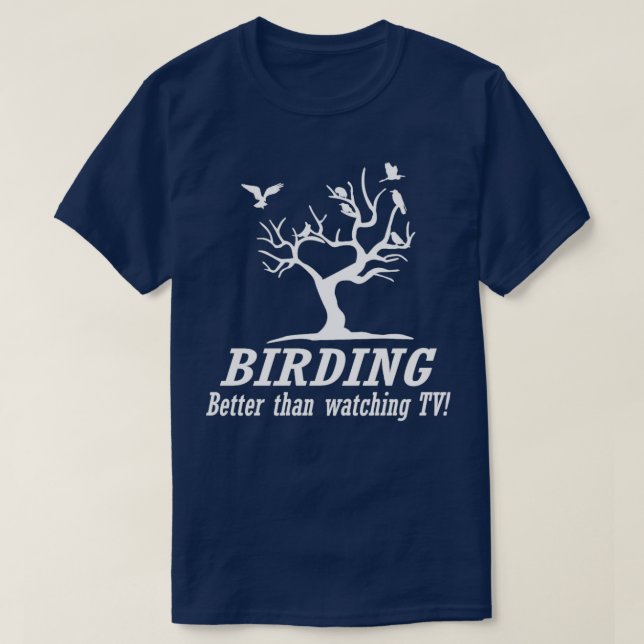 Camiseta mejor avistamiento que idea de regalo de Tv Bird W (Diseño del anverso)